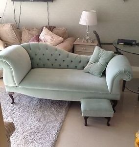 Rosewood Velvet Fabric 2 Seater Modern Chaise Lounge Couch With Tufted Button Back Rest with Footrest For Living room, Office, Garden Pillow Include