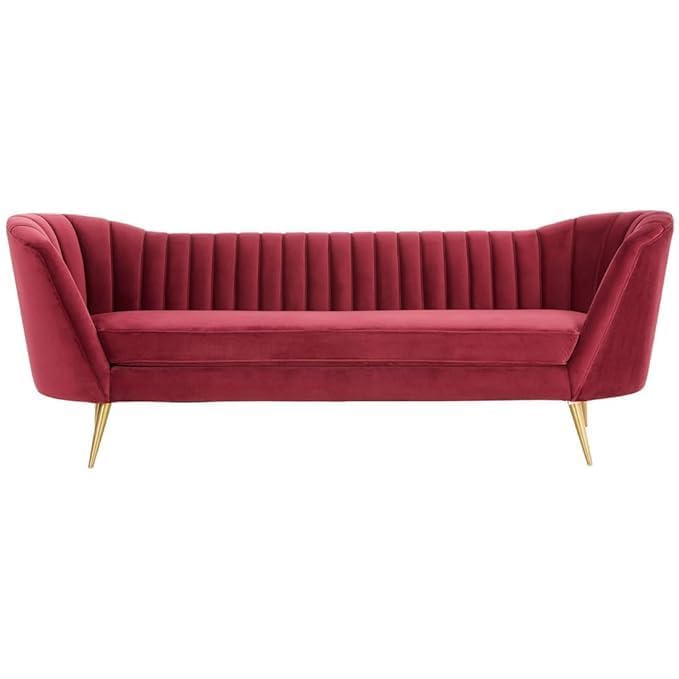 Velvet Fabric 3 Seater Chesterfield Sofa for Living Room & Office