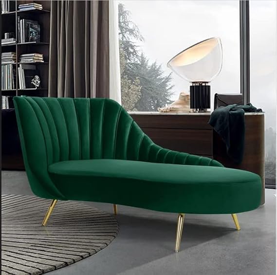 2 Seater Lounge Couch Sofa Velvet Fabric Comfortable for Bedroom , Office , Garden