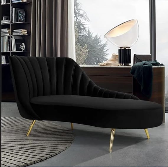 2 Seater Lounge Couch Sofa Velvet Fabric Comfortable for Bedroom , Office , Garden