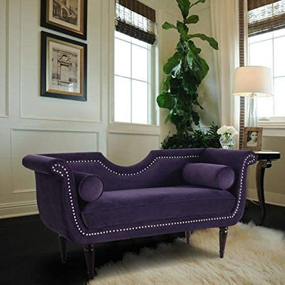 Rosewood 2-Seater Settee Sofa Diwan Couch for Home and Living Room