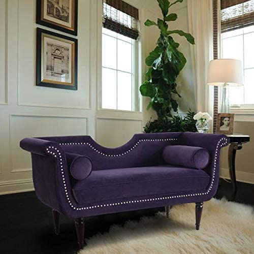 Rose Wood 2-Seater Settee Sofa Diwan Lounge Couch Sofa for Home and Living Room