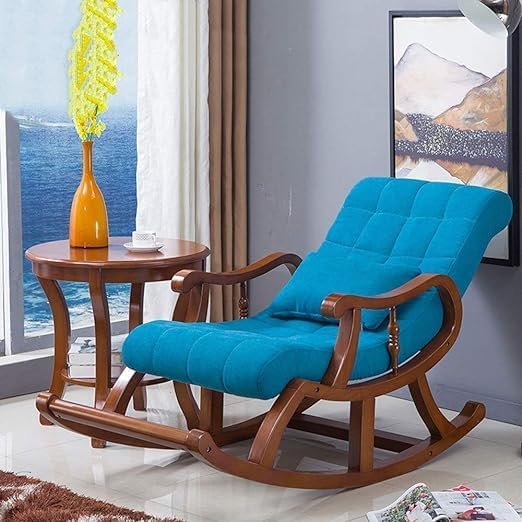 Sheesham wood rocking chair comfort for adults Arm chair for Bedroom , Office