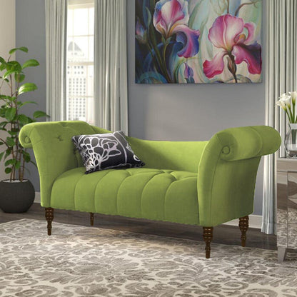 Rosewood 2-Seater Settee Sofa Diwan Couch for Home and Living Room