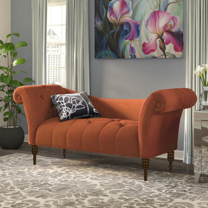 Rosewood 2-Seater Settee Sofa Diwan Couch for Home and Living Room