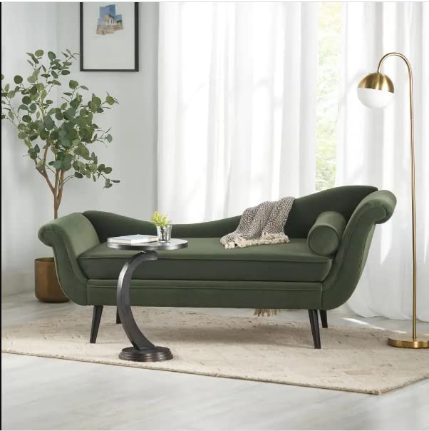 Rosewood 2-Seater Chaise Lounge Couch For Living Room