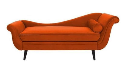 Rosewood 2-Seater Chaise Lounge Couch For Living Room