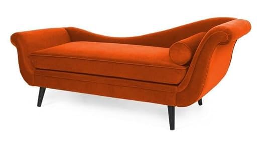 Rosewood 2-Seater Chaise Lounge Couch For Living Room