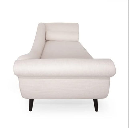 Rosewood 2-Seater Chaise Lounge Couch For Living Room